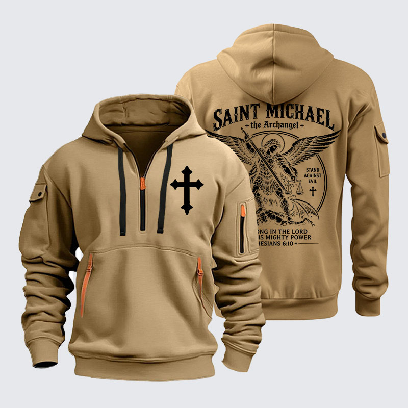Zipper Hoodies - Saint Michael The Archangel