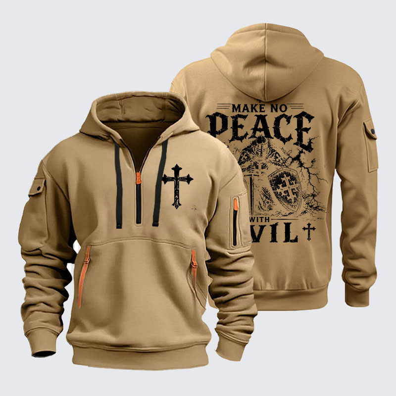 Zipper Hoodies - Make No Peace With Evil