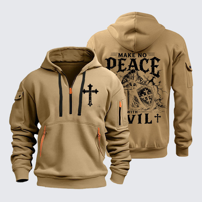 Zipper Hoodies - Make No Peace With Evil