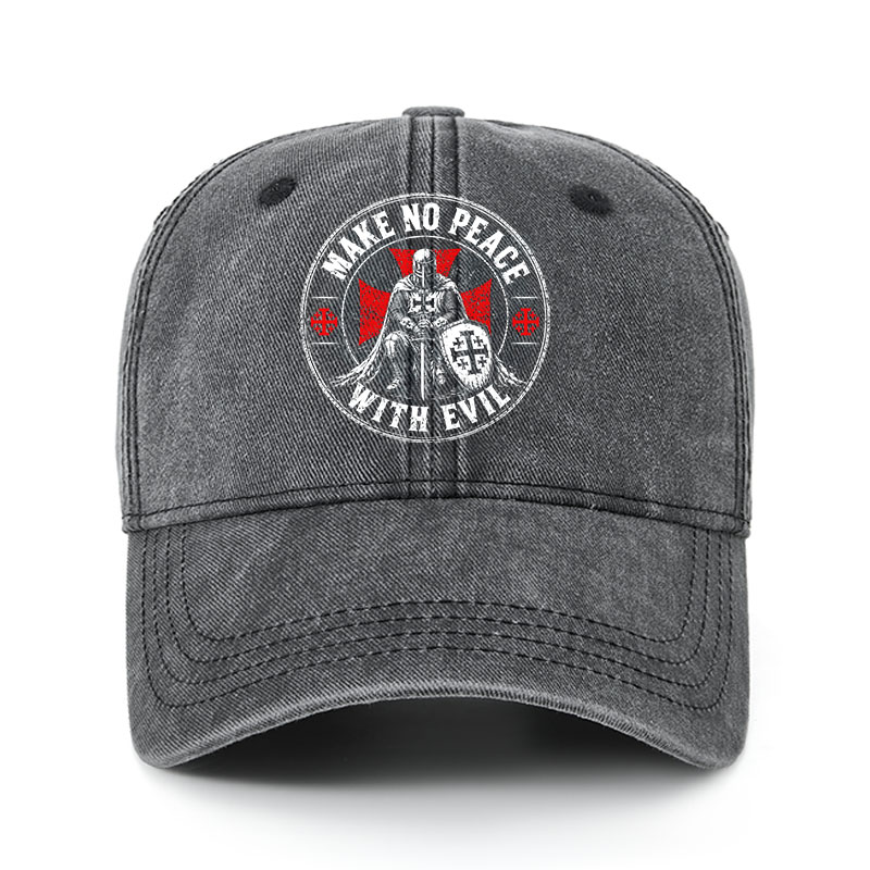 Heritage Washed Cap - Make No Peace With Evil