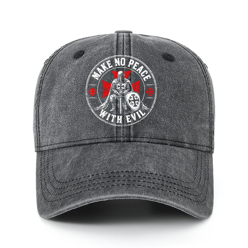 Heritage Washed Cap - Make No Peace With Evil
