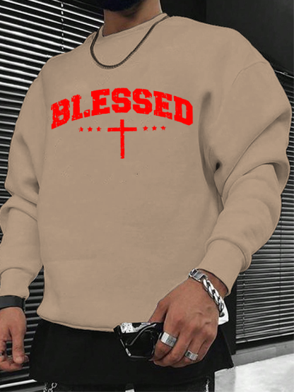 Blessed Cross  Christian Sweatshirt