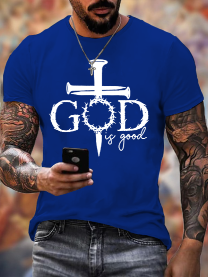God Is Good Jesus God Christian Cotton T-Shirt