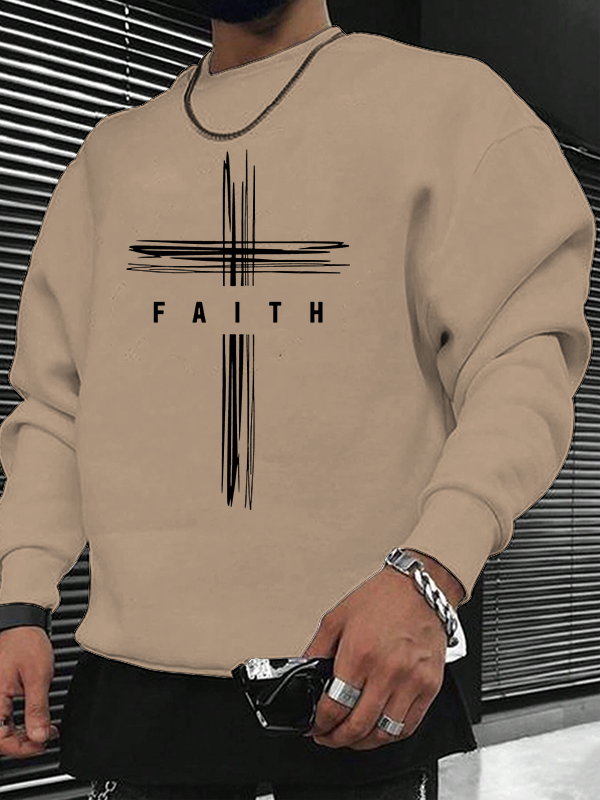 Faith Cross Christian Sweatshirt