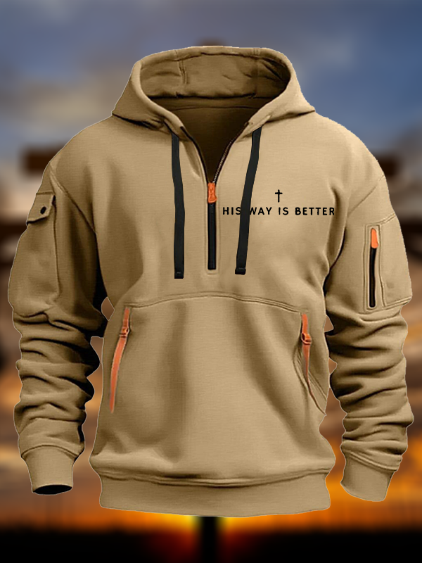 His Way Is Better Cross Jesus God Christian Zipper Hoodies