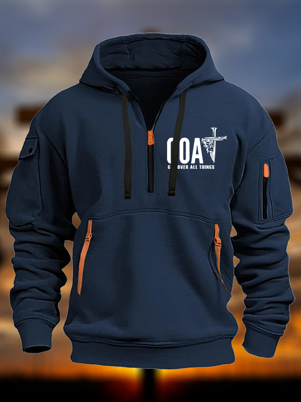 Goat God Over All Things Jesus God Christian Zipper Hoodies
