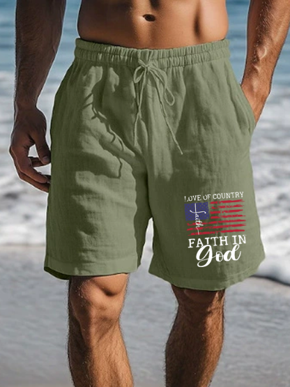 Faith In God Christian Beach Shorts