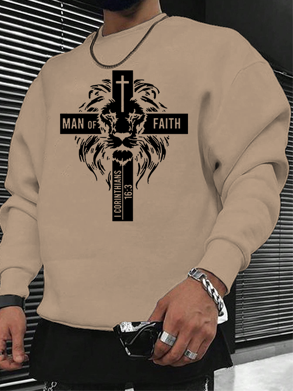 Man of Faith Christian Sweatshirt