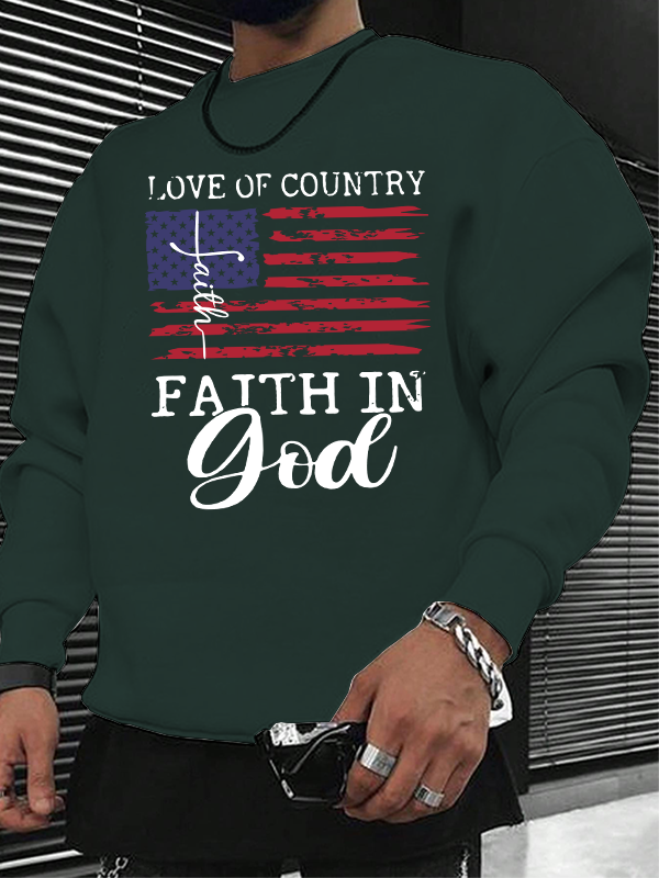 Faith In God Christian Sweatshirt