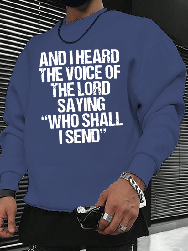 Send Me Isaiah 6:8 Christian Sweatshirt