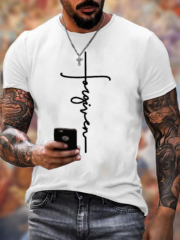 Forgiveness Jesus God Christian Cotton T-Shirt