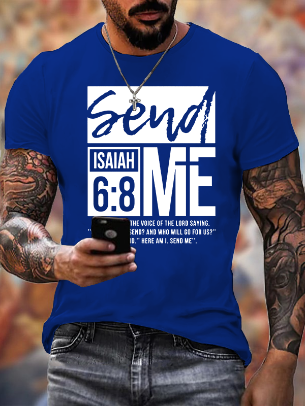 Send Me Jesus God Christian Cotton T-Shirt