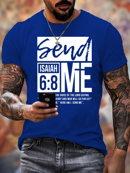 Send Me Jesus God Christian Cotton T-Shirt