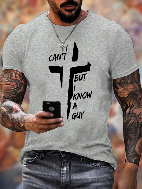 [Copy]Yeshua Hamashiach Cross Cross Jesus God Christian Cotton T-Shirt