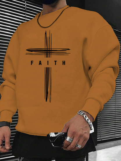 Faith Cross Christian Sweatshirt