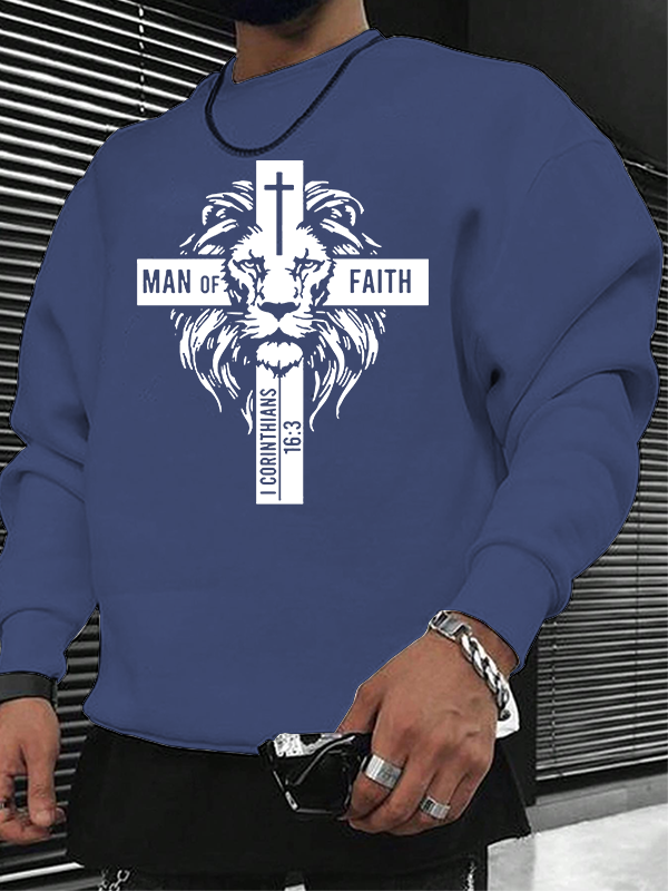 Man of Faith Christian Sweatshirt