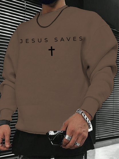 Jesus Saves Christian Sweatshirt