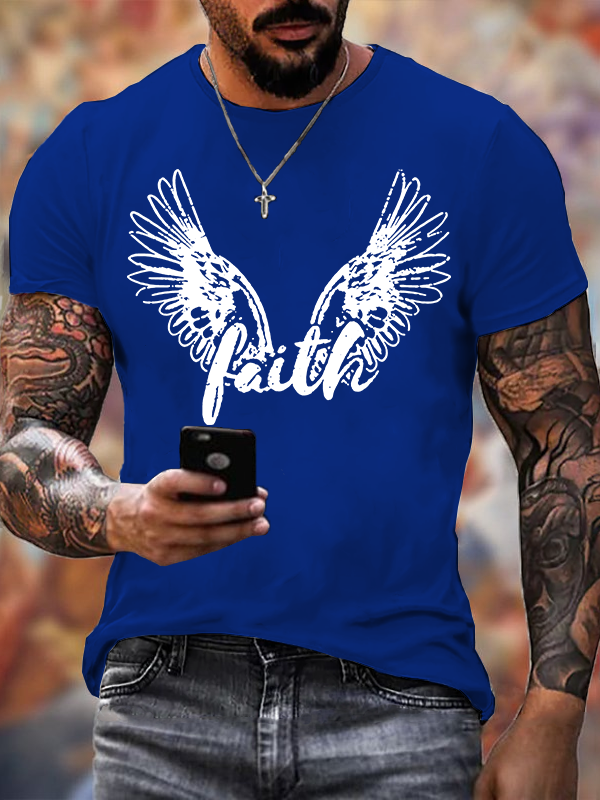 Faith Jesus God Christian Cotton T-Shirt