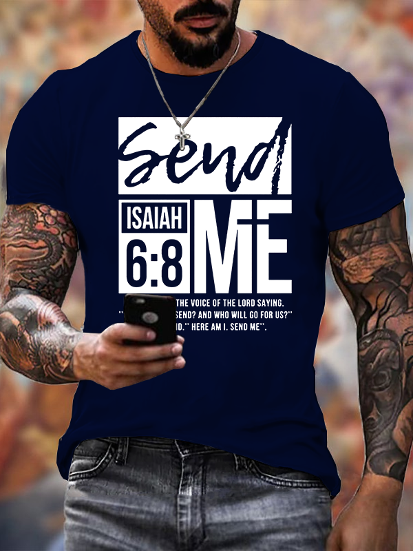 Send Me Jesus God Christian Cotton T-Shirt