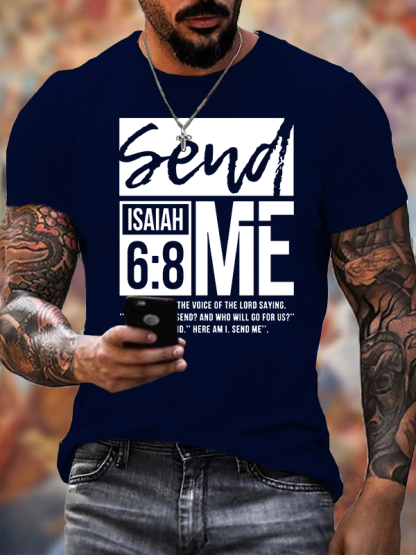 Send Me Jesus God Christian Cotton T-Shirt