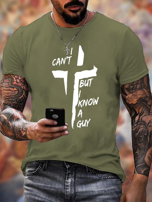 [Copy]Yeshua Hamashiach Cross Cross Jesus God Christian Cotton T-Shirt