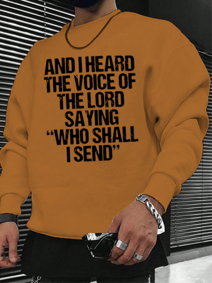 Send Me Isaiah 6:8 Christian Sweatshirt