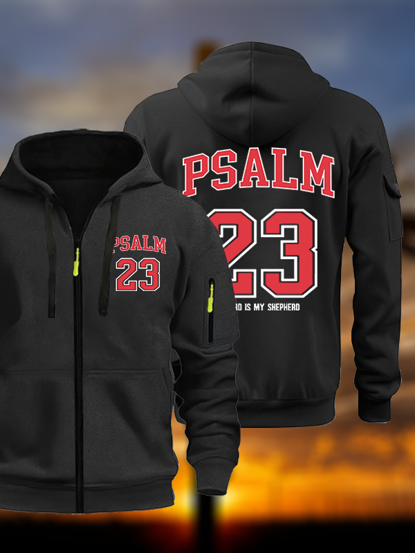 Psalm 23 Jesus God Christian Zipper Hoodies