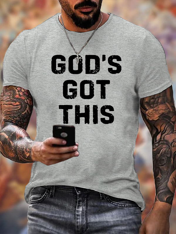 God’s Got This Jesus God Christian Cotton T-Shirt