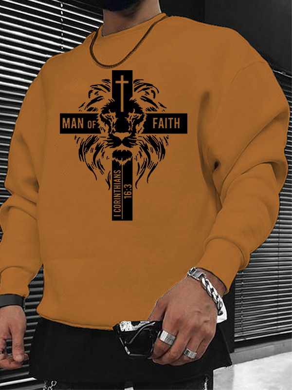 Man of Faith Christian Sweatshirt