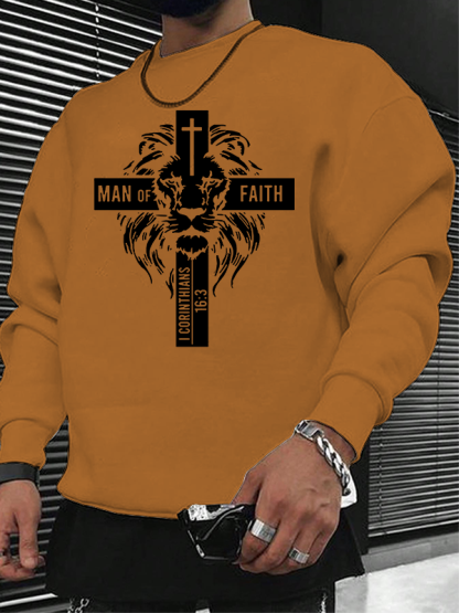 Man of Faith Christian Sweatshirt