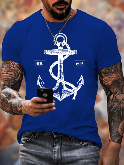 Hebrews 6 ：19  Christian Cotton T-Shirt