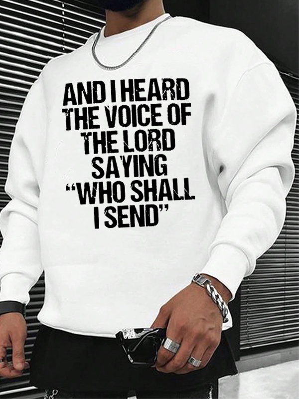 Send Me Isaiah 6:8 Christian Sweatshirt