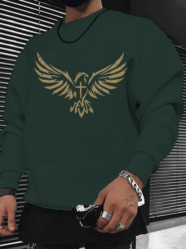 Wings Like Eagles Christian Sweatshirt