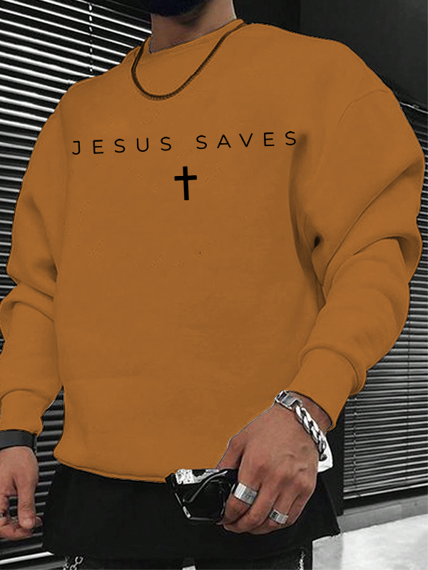 Jesus Saves Christian Sweatshirt