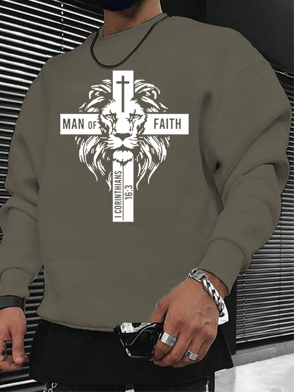 Man of Faith Christian Sweatshirt