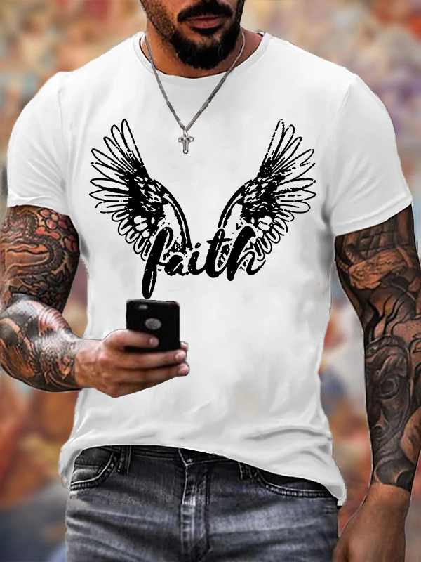 Faith Jesus God Christian Cotton T-Shirt