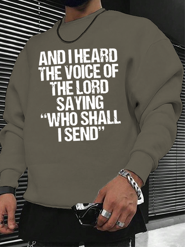 Send Me Isaiah 6:8 Christian Sweatshirt