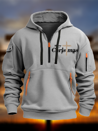 Merry Chrismas  Jesus God Christian Zipper Hoodies