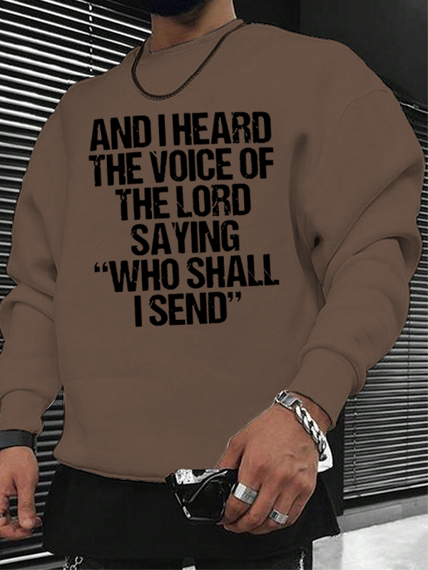Send Me Isaiah 6:8 Christian Sweatshirt