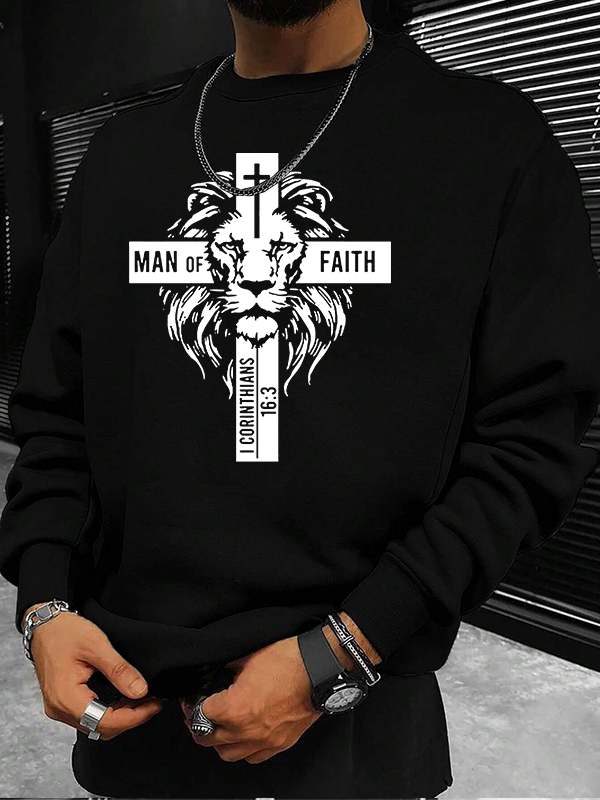 Man of Faith Christian Sweatshirt