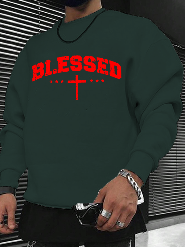 Blessed Cross  Christian Sweatshirt