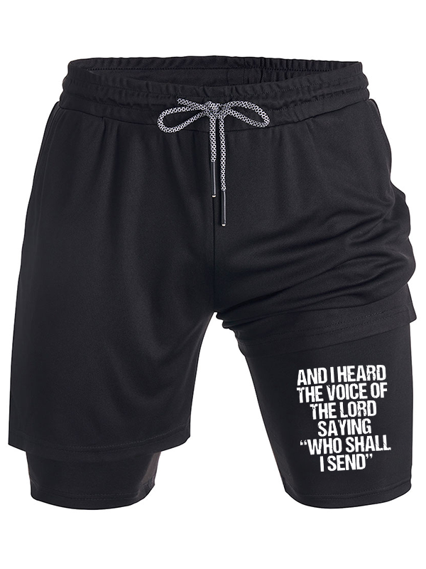 Send Me Isaiah 6:8 Christian Performance Shorts