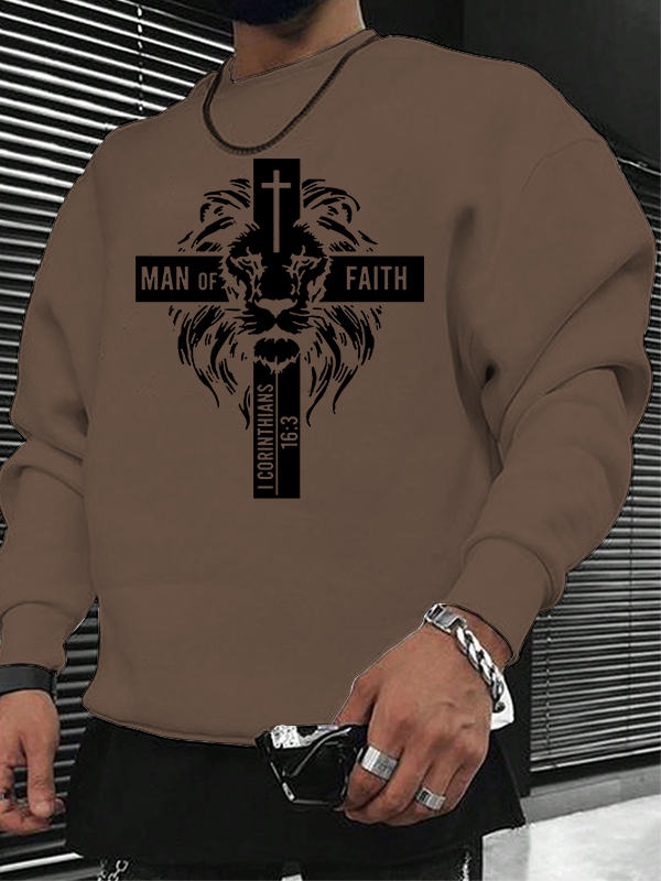 Man of Faith Christian Sweatshirt