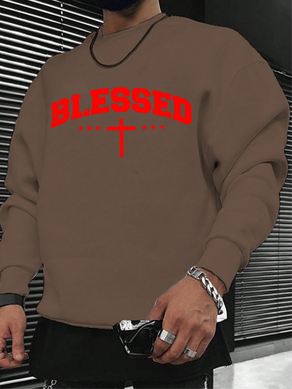 Blessed Cross  Christian Sweatshirt