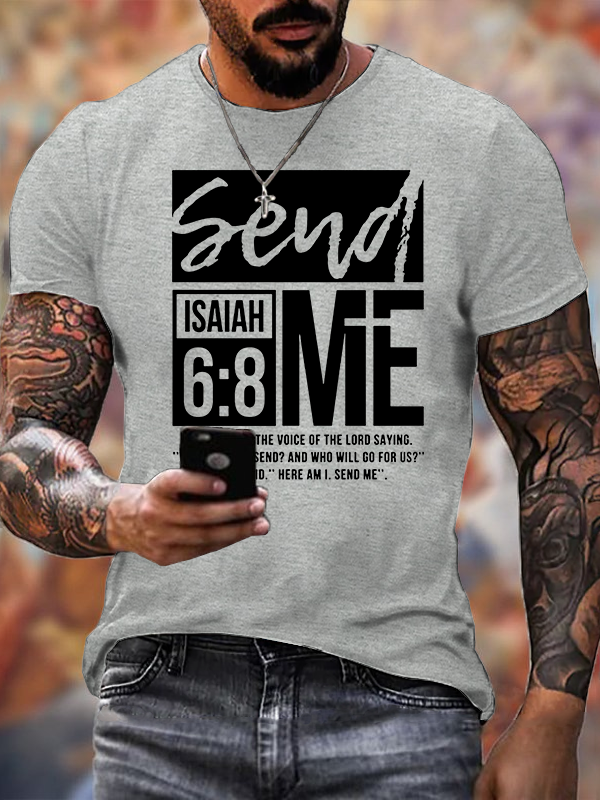 Send Me Jesus God Christian Cotton T-Shirt