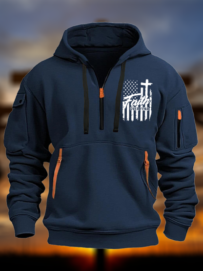 Faith Over Fear Jesus God Christian Zipper Hoodies