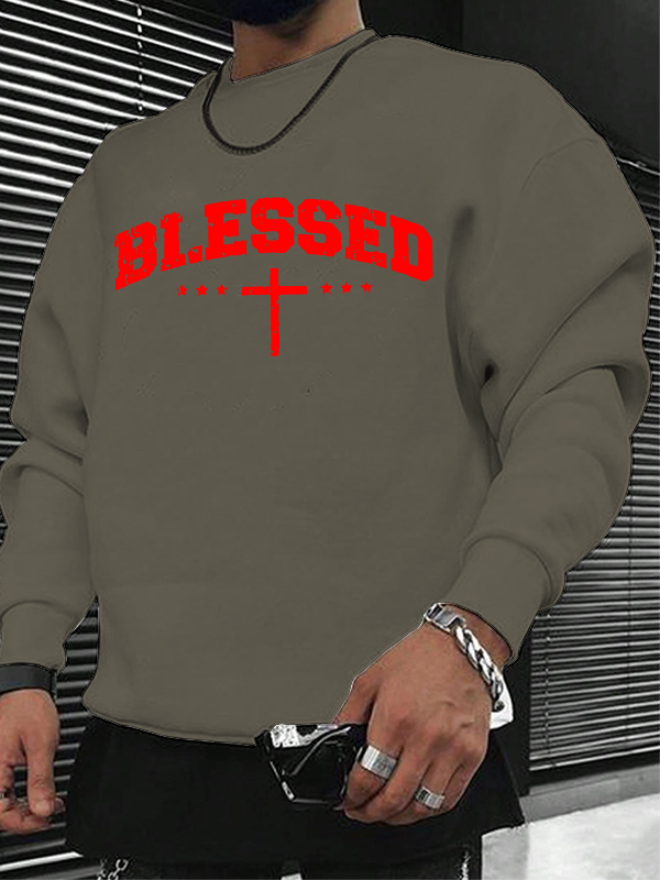 Blessed Cross  Christian Sweatshirt