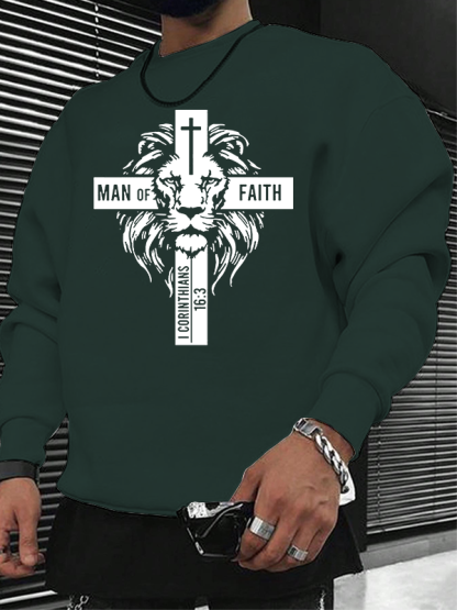 Man of Faith Christian Sweatshirt