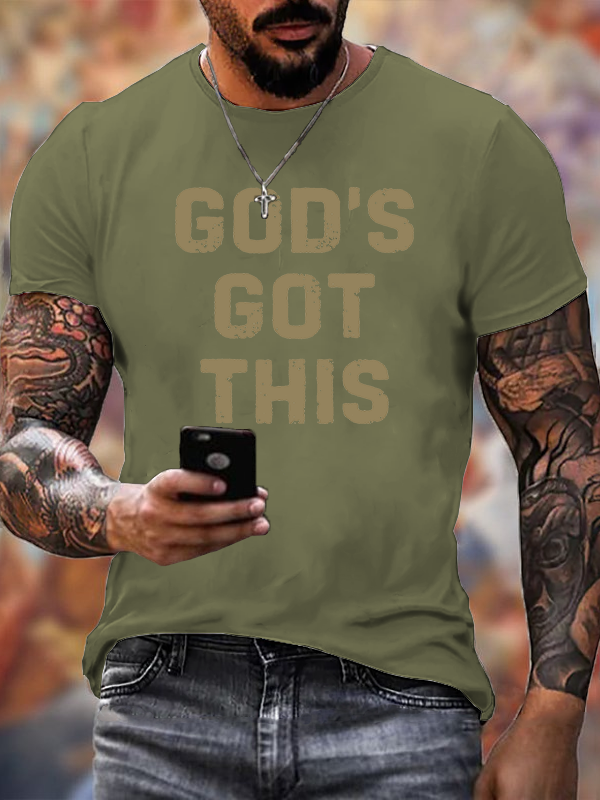 God’s Got This Jesus God Christian Cotton T-Shirt
