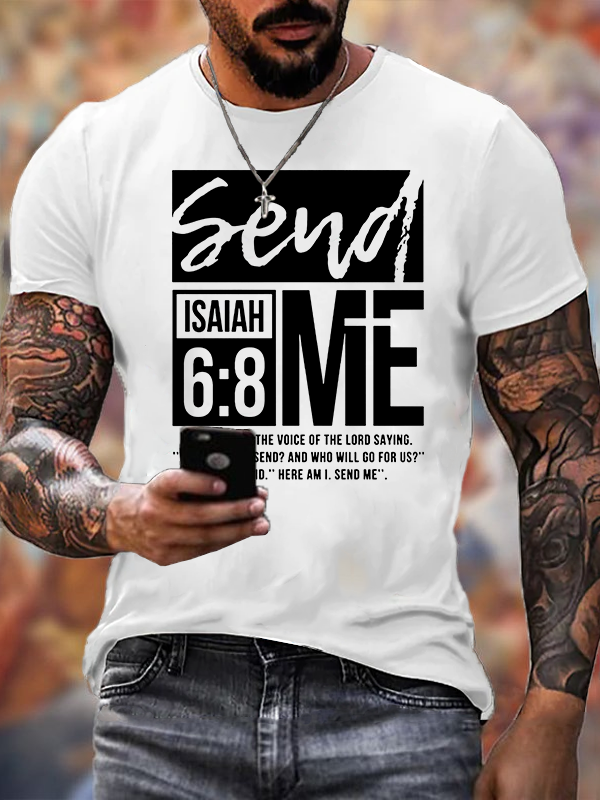 Send Me Jesus God Christian Cotton T-Shirt
